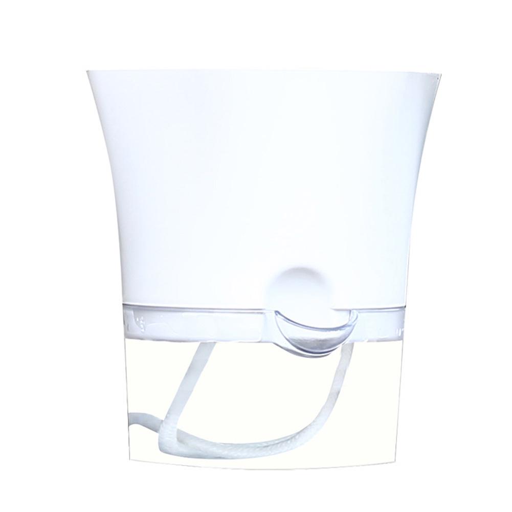 

For Balcony Plant Pot Fresh Style S/M/L Garden Transparent Washable Water-saving Decor Fertilizing Self-Watering S