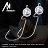MEREDITH 10pcs/Lot Exposed Jig Head 3.5g 5g 7g 10g 14g Head Hook Jig Baits Fishing Hooks Jigging Fishing Accessories
