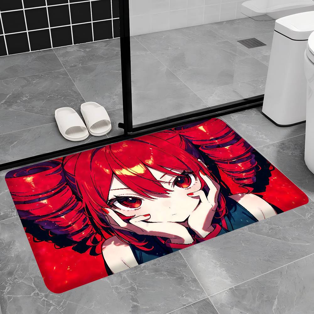 Vocaloid Teto Singer girl Floor Mat Rectangle Anti-slip Home Soft Badmat Front Door Indoor Outdoor Mat Hotel Decor Mat