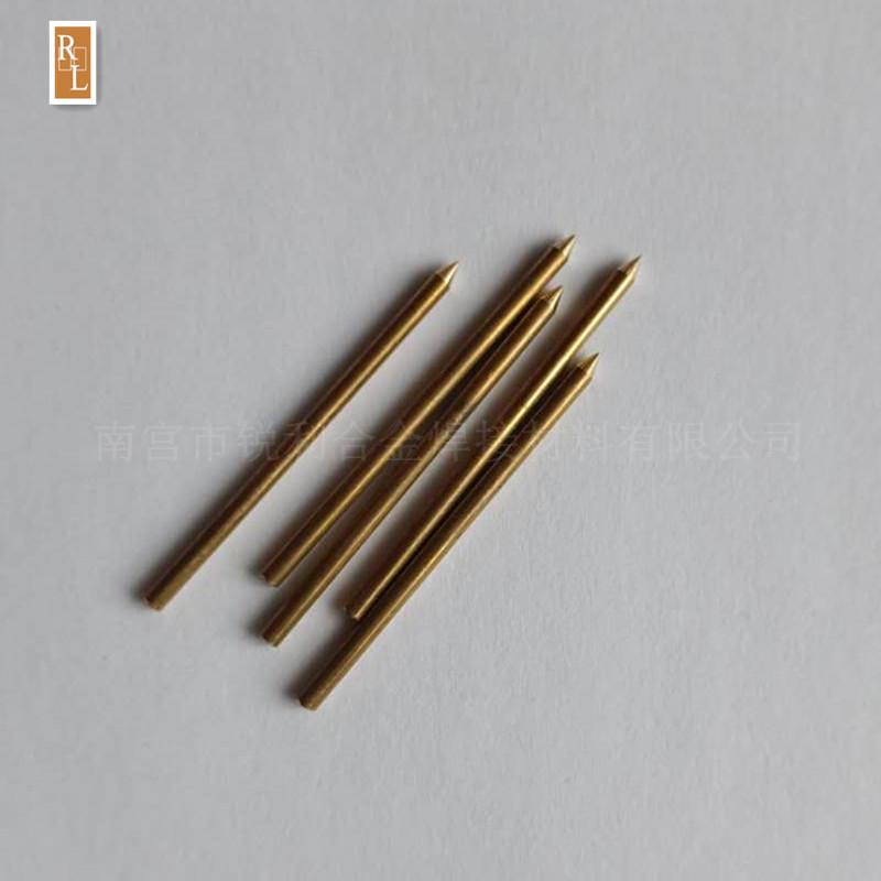 2.0mm x 50mm Sharpened Copper Electrode Needle - Brass Insertion Conductive Pin Terminal.