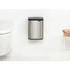 Brabantia Waste Bin with Lid, Manual Operation, Water Resistant, 4L, 20cm (W) x 17.2cm (D) x 27.2cm (H), Made in Belgium, Bo Waste Bin FPP Matte Finis