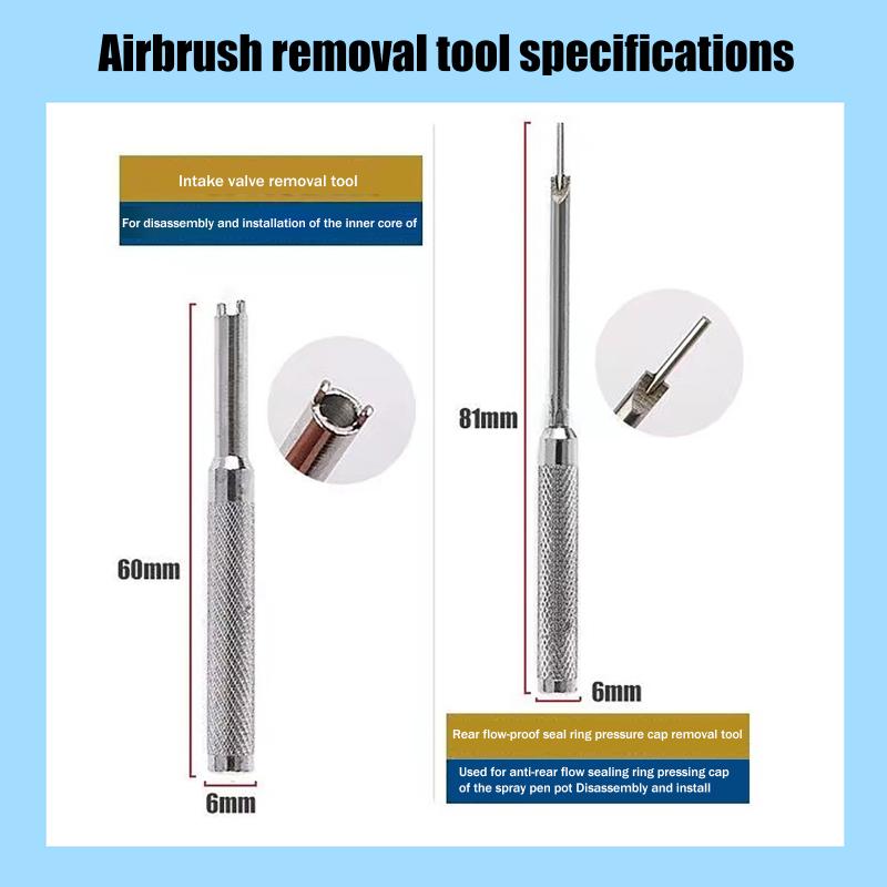 Airbrush Zubehör Ersatz Wartungswerkzeuge Für Jede Airbrush Spritzpistole Nadel Packmutter & Ventilschraube Ersatzteile Kit
