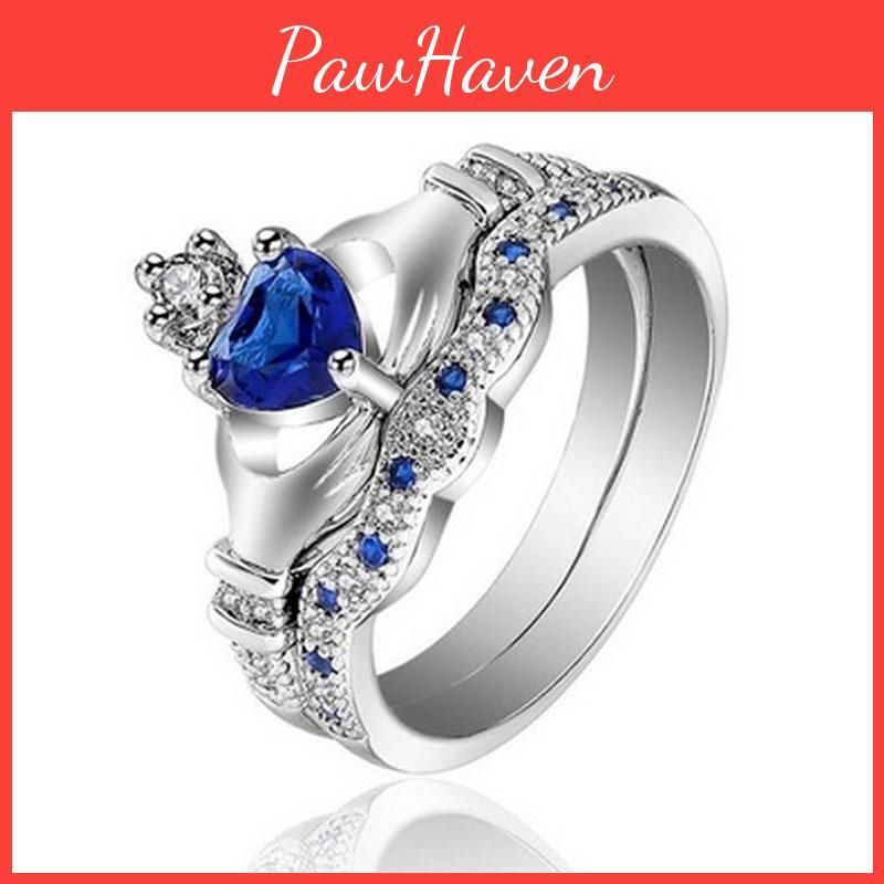 Ring Shaped Heart Jewelry Decorative Ornaments Gifts Fashion Elegant Simple