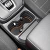 For Honda CRV Accessories  2024 2025 2026 3D Cup Holder Center Console Liner Erts Silicone Anti-Dust Mat Pad Interior Decoration (2 Pcs, Orange Trim)