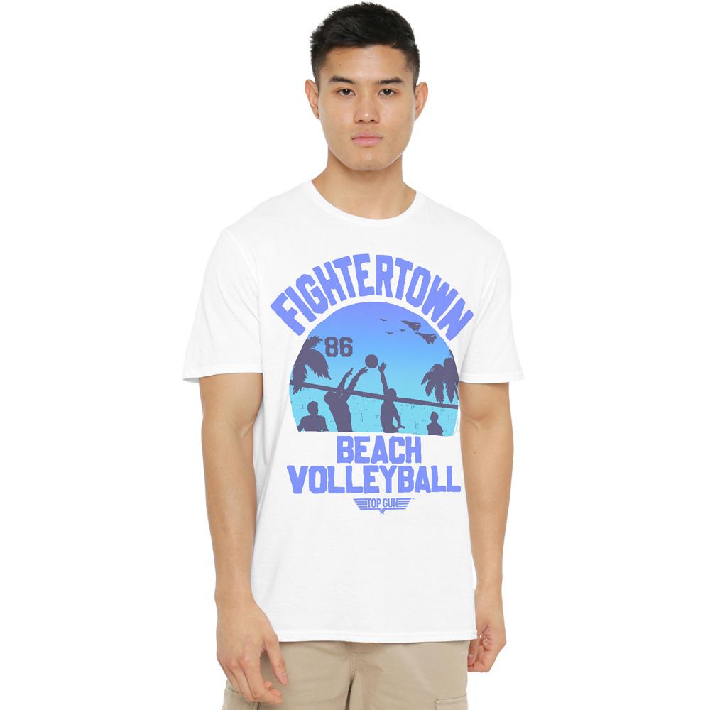 Top Gun Mens Volleyball In Jeans T-Shirt