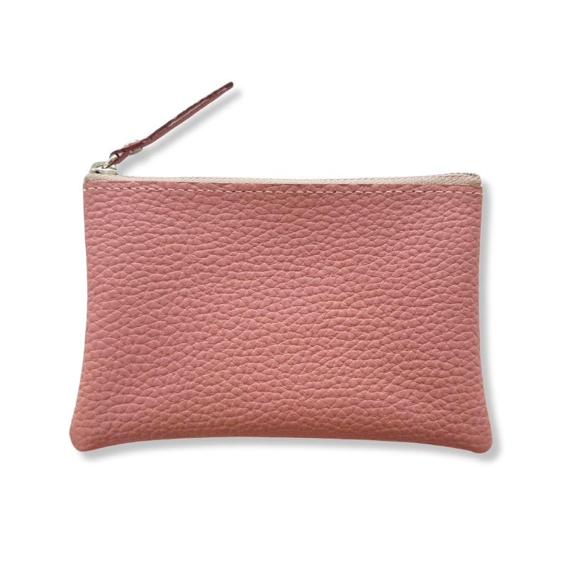 

Мини-кошелек для монет в стиле Акация Himeji Leather, 14 см x 9,5 см, Натуральная кожа, Легкий, Тонкий, Сделано в Японии, Для использования в сумке (Bag-in-Bag) (Зернистый