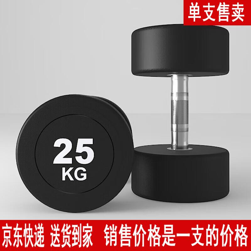 Jinlishuo Round Head Rubber Coated Dumbbells