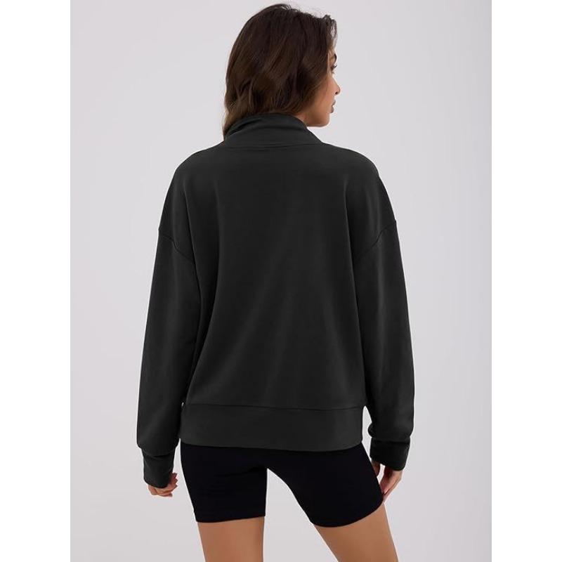 Fashionable Women's Hooded Sweatshirt Casual Pocket Top Loose Pullover