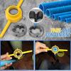 6pcs Plastic Pipe Thread Die Kit PVC Pipe Threader Plumbing Tool
