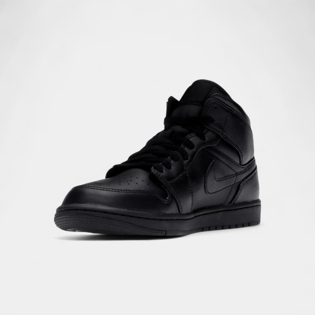 Jordan 1 Mid Triple Black