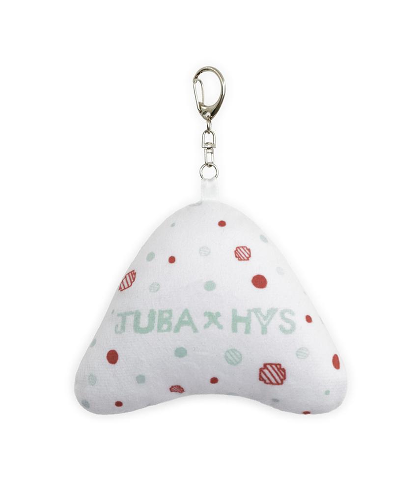 HUG YOUR SKIN X Juba Cushion Keyring (Bunny With Glasses)