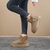 TUINANLE High Quality Women's Boots, Plush Snow Boots, Warm High Top Flat Bottom Ladies Winter Shoes