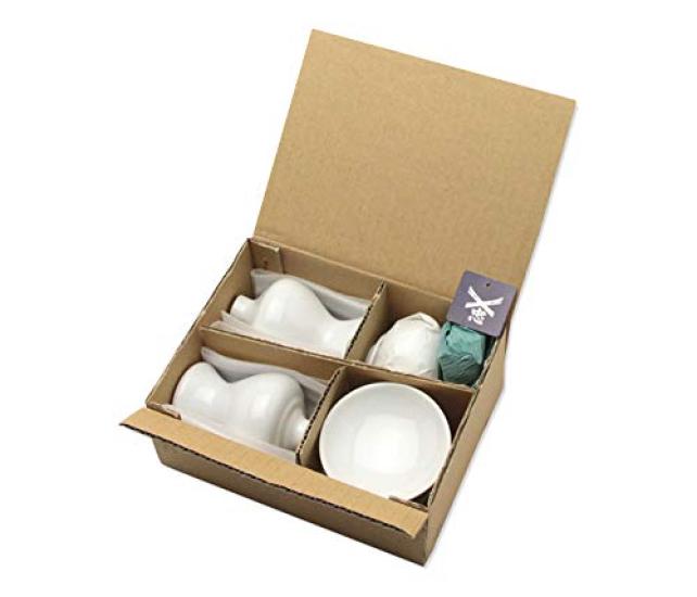 Miyachu [Shinto Implement Set] Earthenware Set, 5 Inches