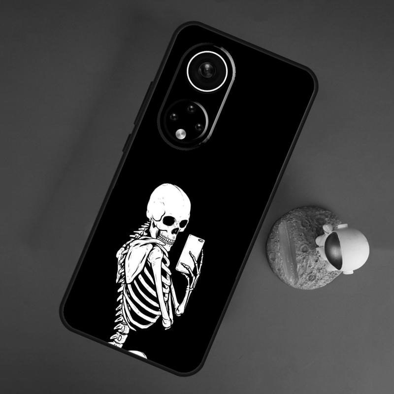 

Готический модный чехол с черепом для Huawei Honor Magic 5 Lite 70 50 X8 X9 a P20 P30 P40 P50 P60 Pro P Smart Nova 9 5T Huawei P30 Lite