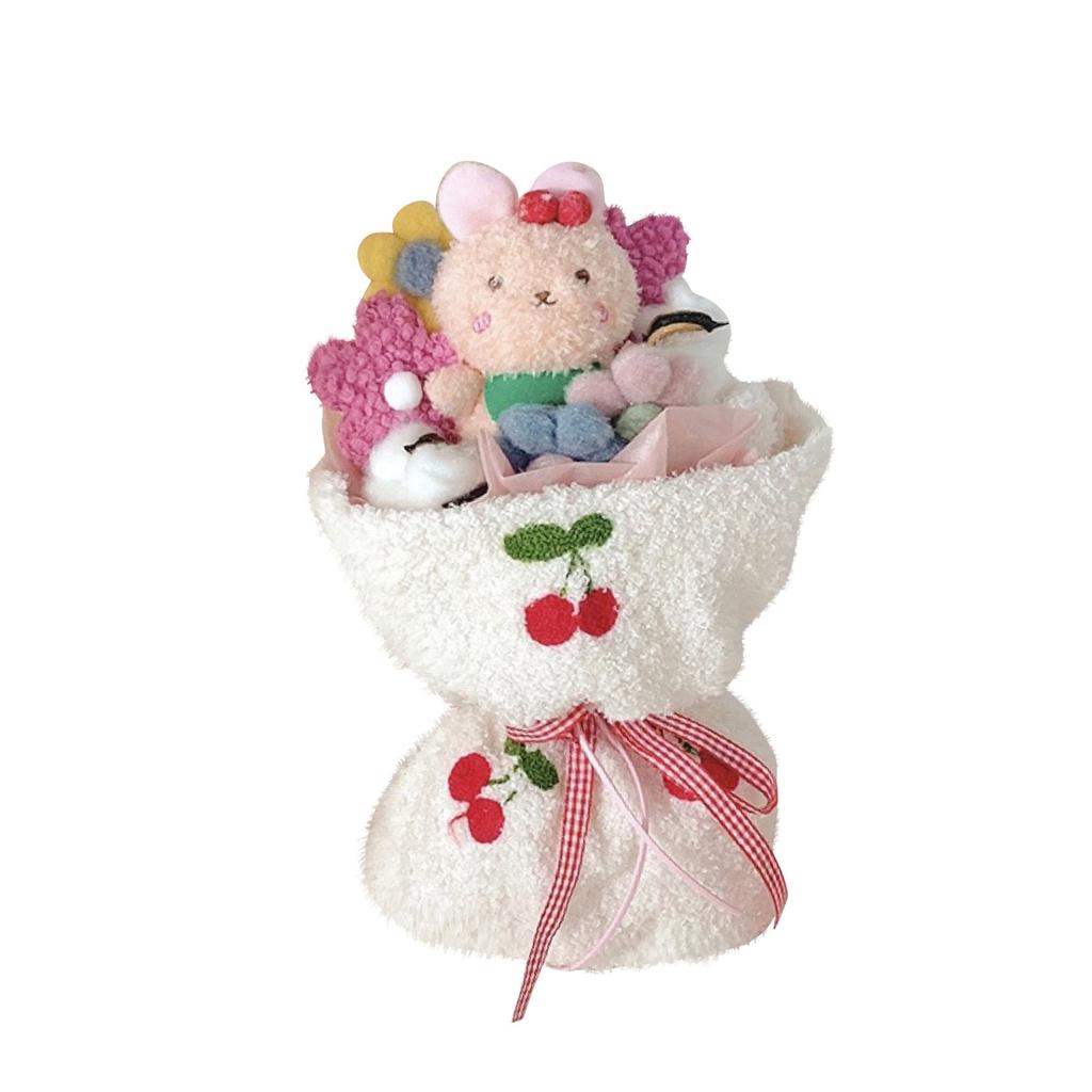 Birthday Bouquet Doll Cartoon Plush Doll Bouquet Finished Children's Gift