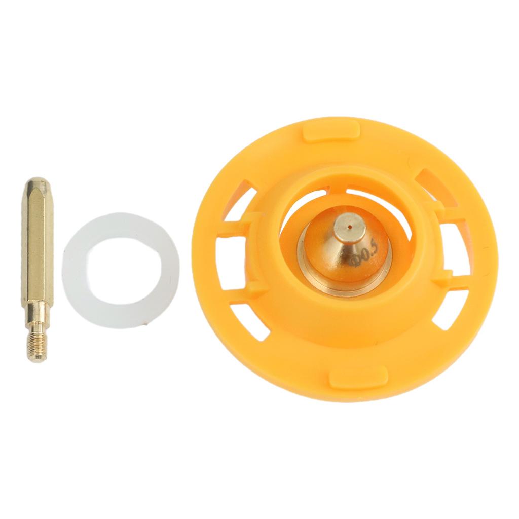 Electric Spray Paint Nozzles 0.5/1/1.8/2.8mm Random Color Electric Spray-Gun Flow Control Sprayer Tip Airbrush Nozzle Replace