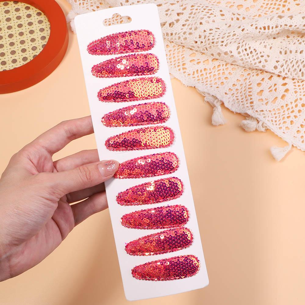 

10Pcs/Set Korean Gradient Sequins Metal BB Clips Hair Clips for Kids Handmade Hairpins Barrettes Headwear Girls Hair Accessories