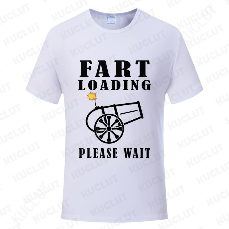 Warnung Furz wird geladen Herren T-Shirt Lustiges Furzen Unhöfliches T-Shirt Witz Gag T-Shirt für Mann Papa Geschenke Herren Kleidung Kurzarm Kleidung Oberteile