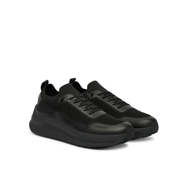 Calvin Klein Chunky Runner Lace Up Sock Knit Sneakers