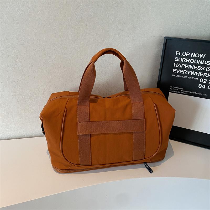 Extensible Yoga Fitness Bag Women's Travel Bag Lightweight Outdoor Canvas Storage Bag