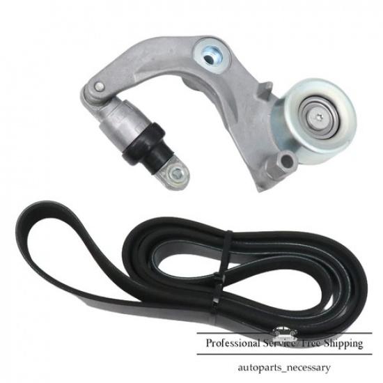 Serpentine Drive Belt & Tensioner Assembly For 2007-2011 Honda Civic 1.8L L4
