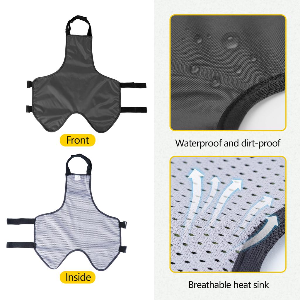 Puppy Summer Clothes Waterproof Breathable Bellyband For Dogs Anti-dirty Belly Cover Bib Pocket Washable Dog Clothes