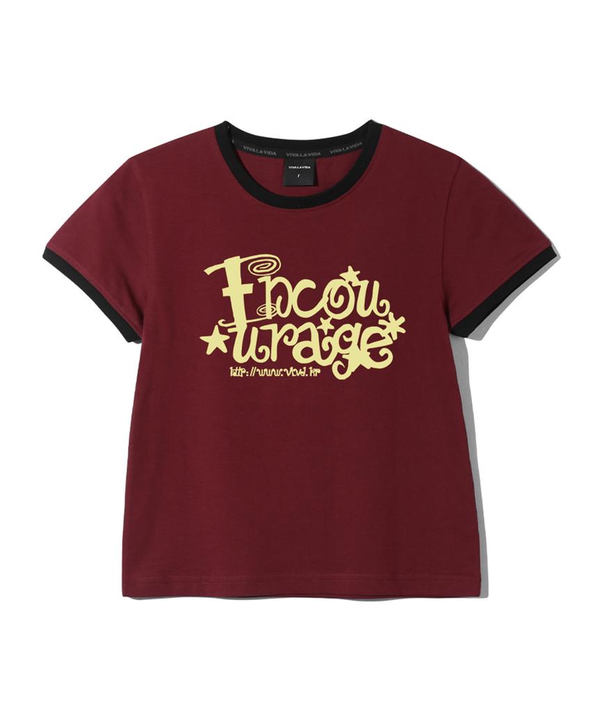 Bibalabida Encou Women'S Ringer Short Sleeve T-Shirt