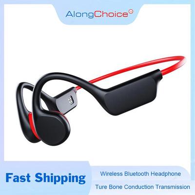 IPX8 Waterproof Swimming Headphone Ture Bone Conduction Headset Built In 32GB Storage With HD Mic Subwoofer Music Earphones