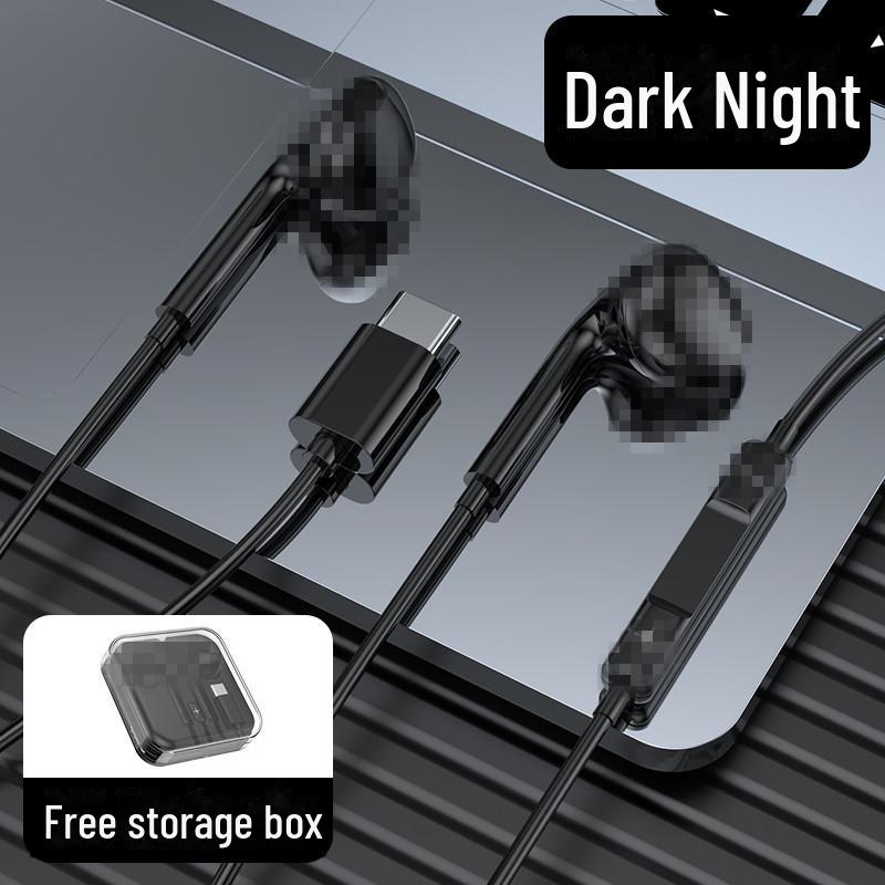 Type-C Wired In-Ear Earphones Compatible with Huawei, Apple, OPPO, Xiaomi, Vivo, and Honor Phones