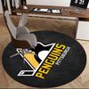Penguins Hockey Puck Chair mat Round Rug-Office carpet, Non-slip, Suitable for Living Rooms, Bedrooms decor.1205022a