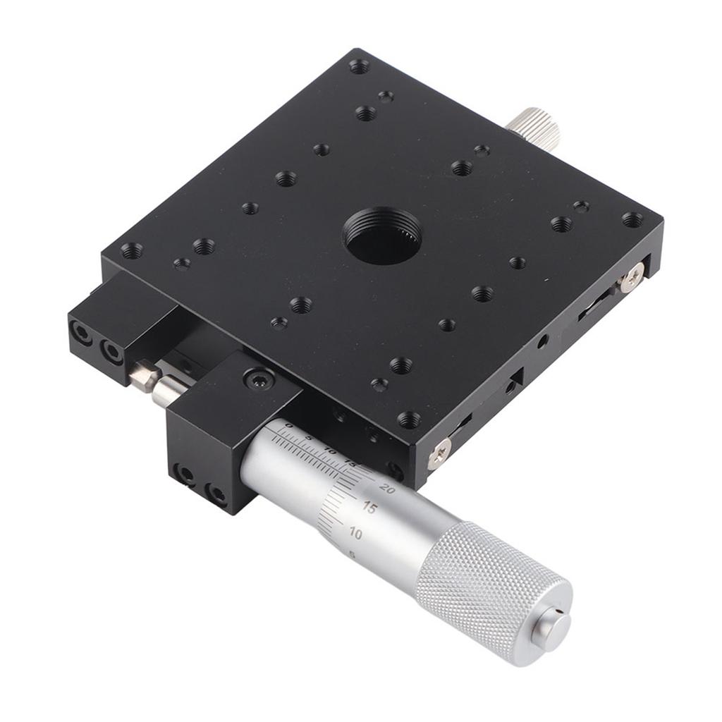 SEMX80 AS Linear Stage, Aluminum Alloy Manual Slide Table with Roller , Machining for Laboratory Inspection Mechanical Equipment