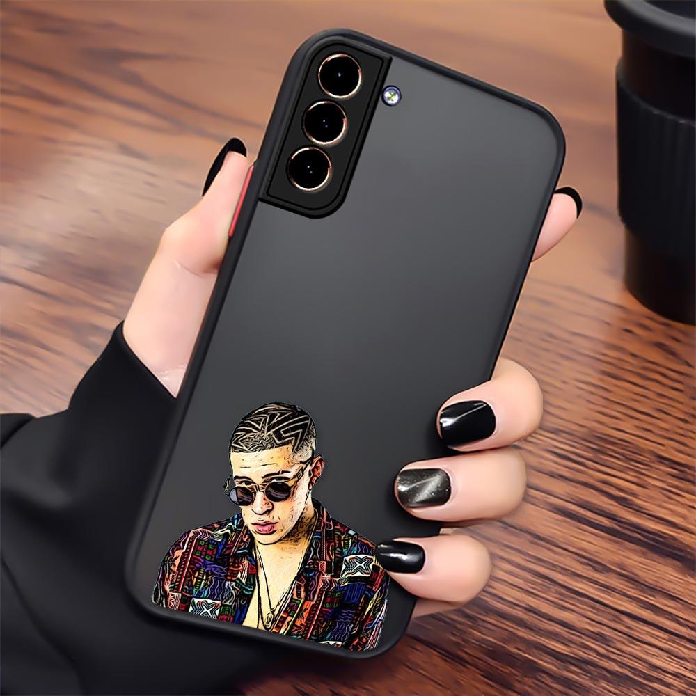 Bad Bunny S24 5G Case For Samsung S20 S21 FE S22 S23 S24 Ultra Cases Bunny Logo Funda Galaxy S23 Plus Matte Back Cover X 100pre