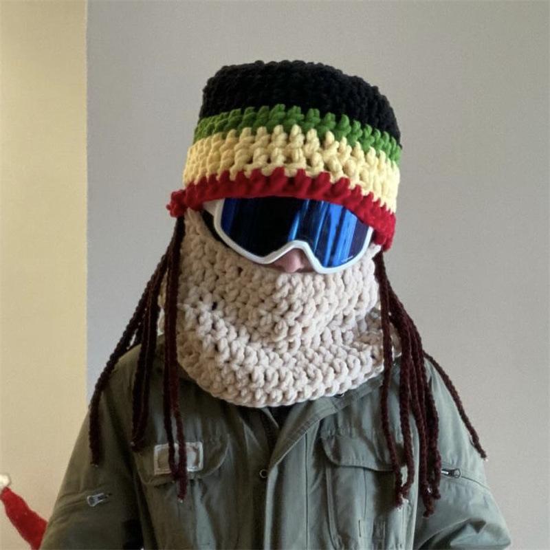 Neuer handgemachter gehäkelter Mais-Hut, personalisierter lustiger Party-Eltern-Kind-Hut