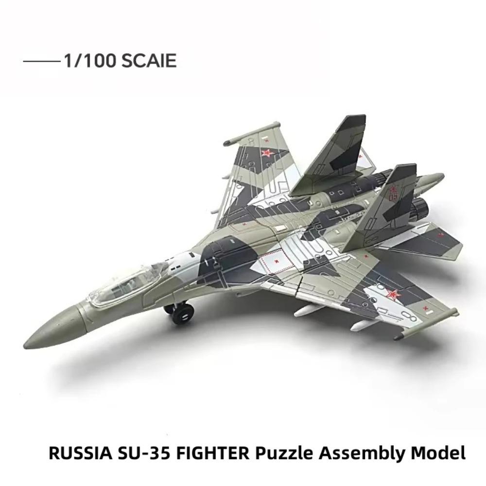 1 Piece DIY 3D Puzzle Assemble Collection Toys T14 Tank F14 F22 J35 Fighter AH64 Helicopter Model Ornament Building Blocks Toy