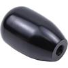 ApplianPar Black Universal Transmission 5 Speed Manual Shift Knob M10x1.5 Screw Adapter Nuts JDM for Acura for Honda