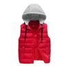 Mens Winter Cotton Puffer Vest Loose Fit Casual Sleeveless Jacket Work