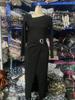 2026 Korean European Style Split Maxi Dress - Elegant Slim Fit Knit with Long Sleeves and Hip-Hugging Design