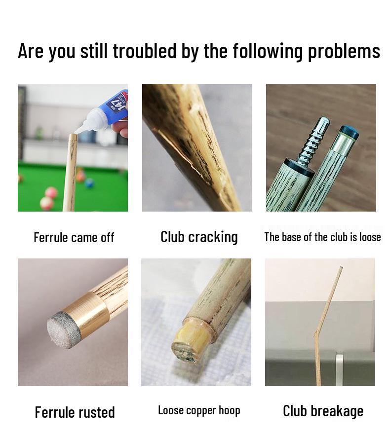 401 Super Glue for Chess & Billiard Cue Tips, Rubber, Metal, Plastic, Strong Adhesive Repair 