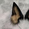 Fursuit Wolf Dog Tail with Adjustable Belt Furry Ears Kemonomi Anime Convention Cosplay Prop Halloween Costume Accessories
