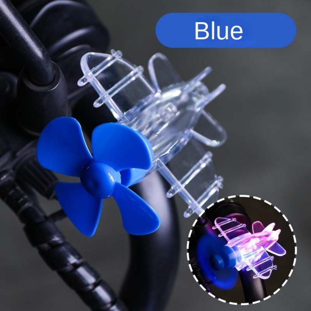 

Wind Power Generation Small Airplane Car Decorations Wind Energy Small Aircraft Decoration Helmet синій