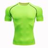 2025 Men's Quick-Dry Running T-Shirt: Breathable, Sweat-Wicking, Tight-Fit Gym Base Layer
