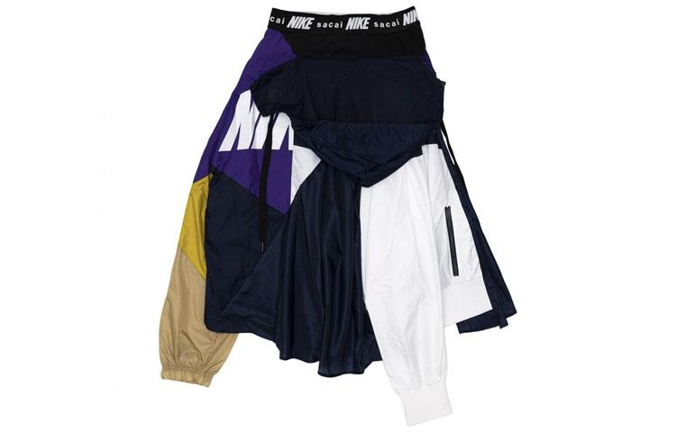 Nike Nikelab X Sacai Kleid Skirt Multicolor CD6299-011 XS