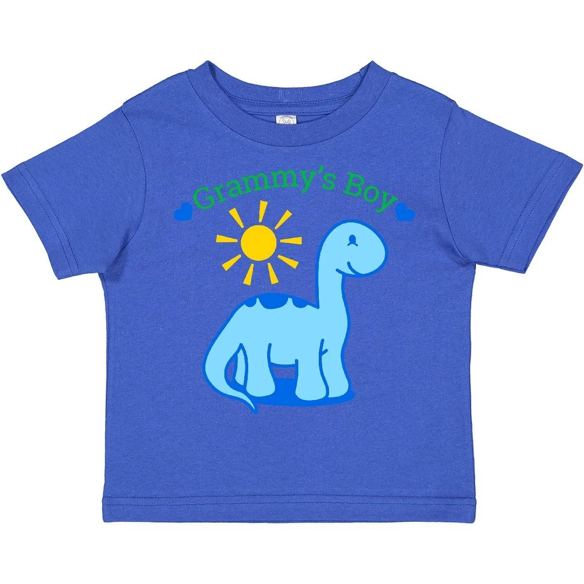 Inktastic Grammy s Boy Toddler T-Shirt Dino Dinosaur Grammy Grandma Grandparent 110