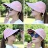 Golf-Sonnenkappe, Sommerhut für draußen, Freizeithut für Damen, LSF 50+, UV-Schutz, breite Krempe, Strand-Sonnenblende, verstellbarer Hut, lässige Baseballkappe