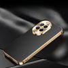 Leather Texture Lichee Pattern Plating Cover For Huawei Nova 14 Ultra 13 12 11 10 8 7 Pro Shockproof Protection Case Bumper