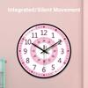 8Inch Cartoon Wall Clock For Kids Early Education Telling Time Teaching Clock With Easy To Read Number Time Management