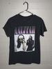 Aaliyah Licensed Tee Pink & Black Size Medium