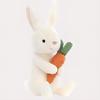 Jellycat Bonnie Rabbit Series Animal Carrot Bobby Rabbit Soothing Doll Plush Doll 18cm High