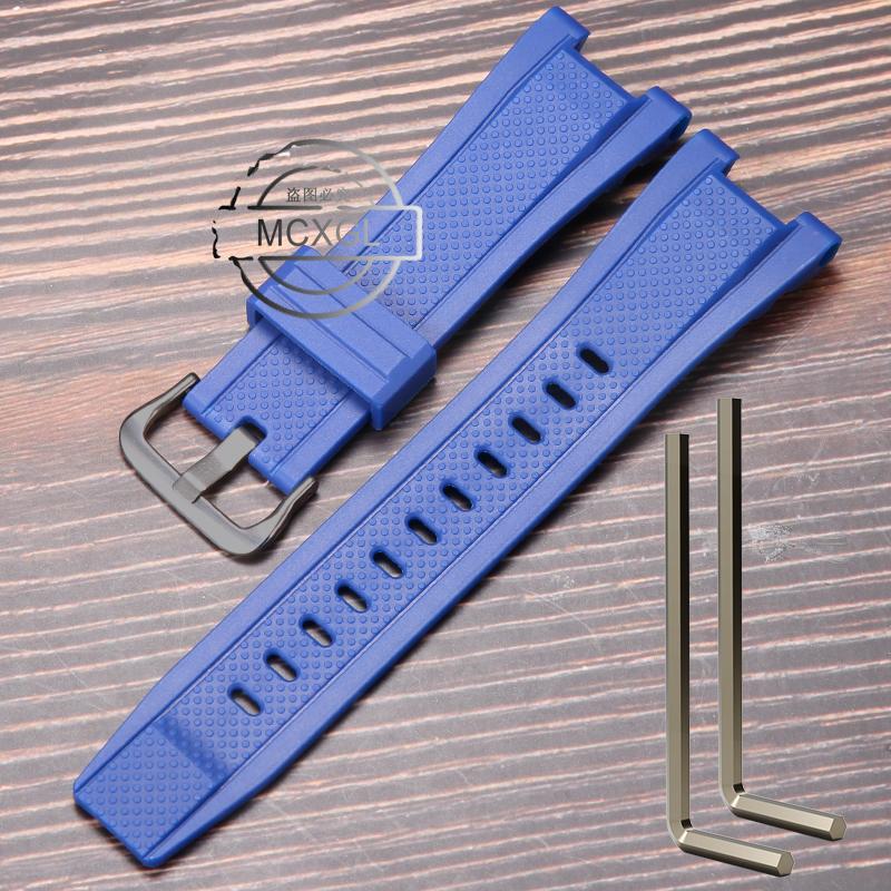 

Resin Strap Suitable for Casio GST-B100 GST-210 GST-W300 Men s Sports Waterproof Silicone Watch Band Bracelet 26mm