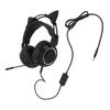 Gaming Hdset 3.5mm Plug Stereo Noise Reduction Cute Cat   Over r Hdphone with Mic for Girls for X BOX PC Phone